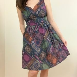 RESERVED Modcloth Books ALine Dress